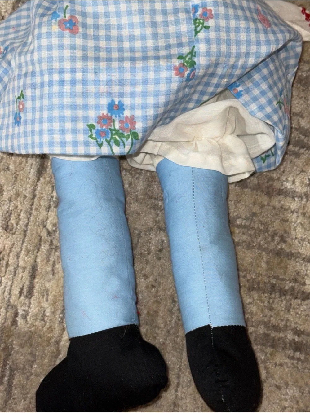 Raggedy Anne 10” Vinatge rag doll